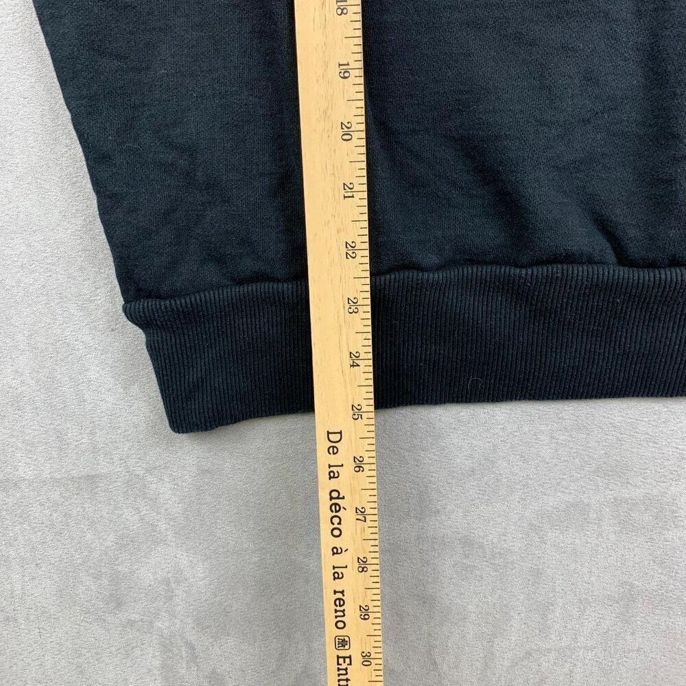 Diesel Mens Sweater Medium Oversized Black S-Samy Felpa Crewneck Peel Logo - Picture 7 of 10